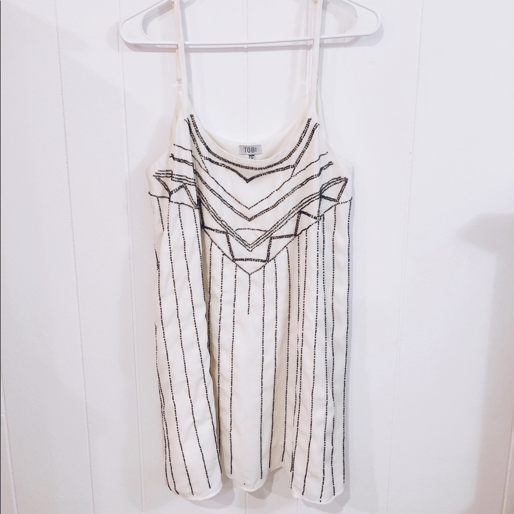 TOBI Beaded Mini Dress